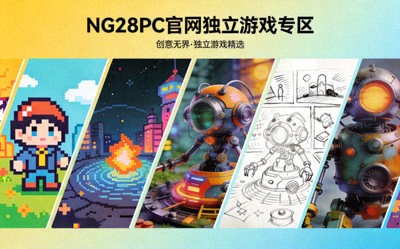 NG28PC官网独立游戏专区展示的富有创意和艺术感的独立游戏画面集合